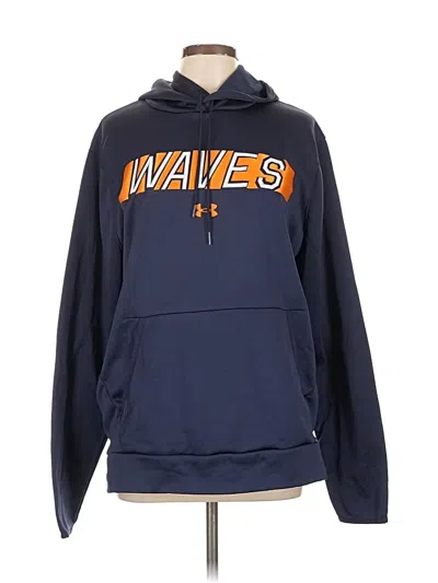 Pre-owned Under Armour Pullover Hoodie In Blue