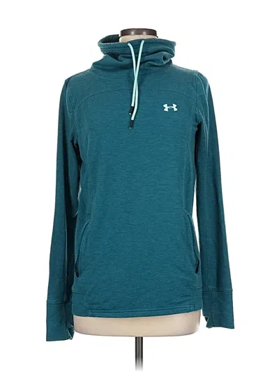 Pre-owned Under Armour Pullover Hoodie In Blue