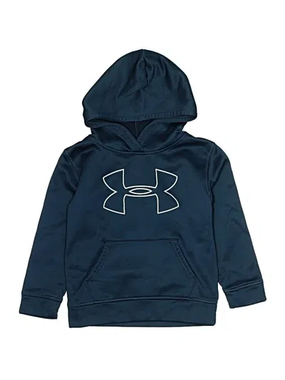 Pre-owned Under Armour Kids' Pullover Hoodie In Blue