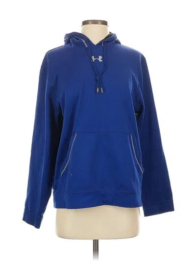 Pre-owned Under Armour Pullover Hoodie In Blue