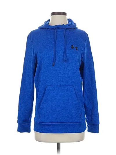 Pre-owned Under Armour Pullover Hoodie In Blue