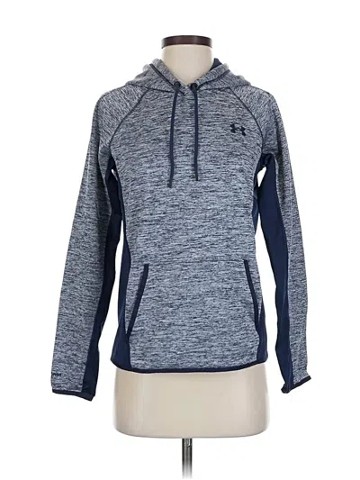 Pre-owned Under Armour Pullover Hoodie In Blue
