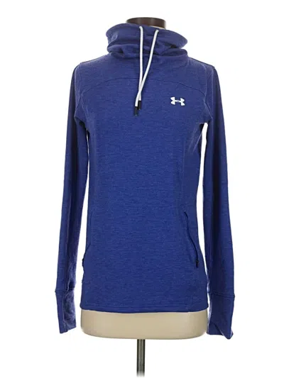Pre-owned Under Armour Pullover Hoodie In Blue