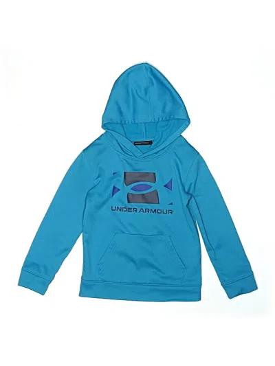 Pre-owned Under Armour Kids' Pullover Hoodie In Blue