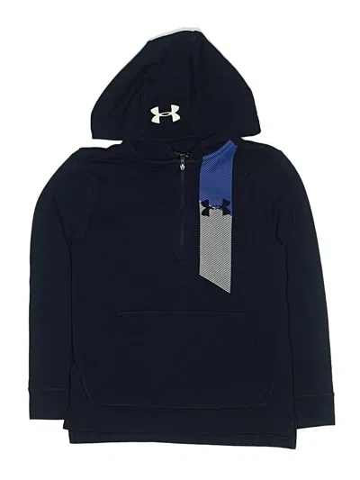 Pre-owned Under Armour Kids' Pullover Hoodie In Blue
