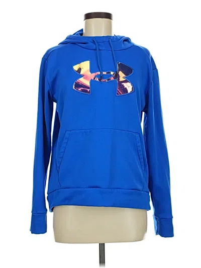 Pre-owned Under Armour Pullover Hoodie In Blue