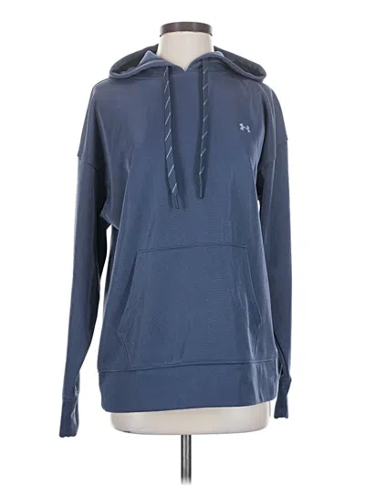 Pre-owned Under Armour Pullover Hoodie In Blue