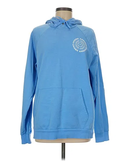 Pre-owned Under Armour Pullover Hoodie In Blue