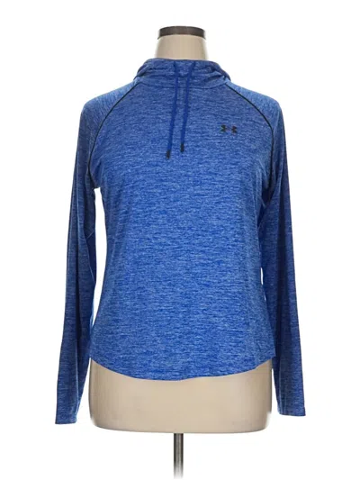 Pre-owned Under Armour Pullover Hoodie In Blue