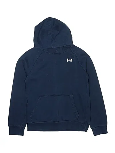 Pre-owned Under Armour Kids' Pullover Hoodie In Blue