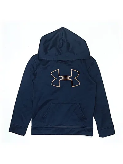 Pre-owned Under Armour Kids' Pullover Hoodie In Blue