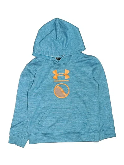 Pre-owned Under Armour Kids' Pullover Hoodie In Blue