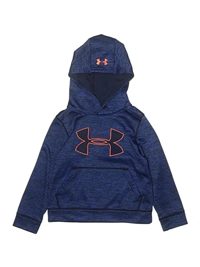 Pre-owned Under Armour Kids' Pullover Hoodie In Blue