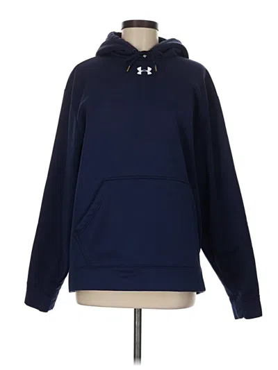 Pre-owned Under Armour Pullover Hoodie In Blue