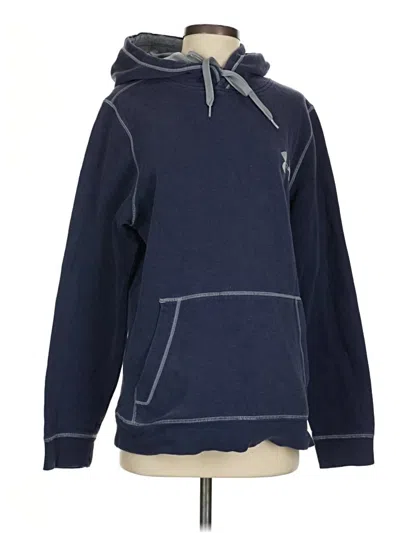 Pre-owned Under Armour Pullover Hoodie In Blue