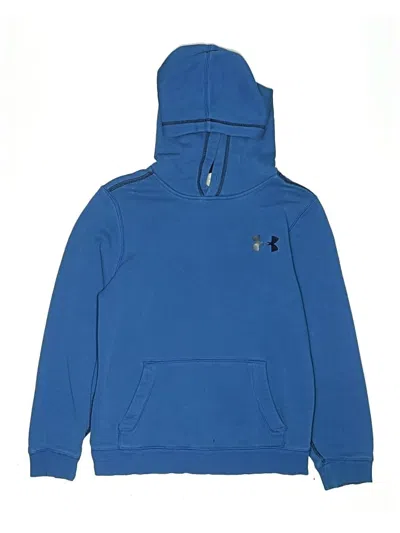 Pre-owned Under Armour Kids' Pullover Hoodie In Blue