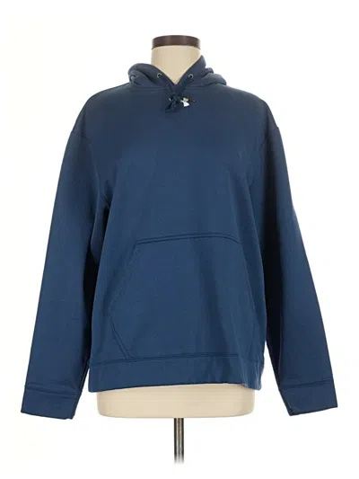 Pre-owned Under Armour Pullover Hoodie In Blue