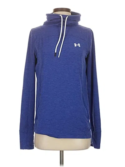 Pre-owned Under Armour Pullover Hoodie In Blue