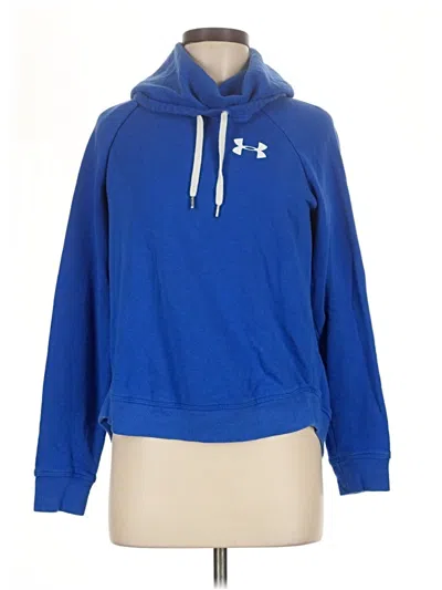 Pre-owned Under Armour Pullover Hoodie In Blue