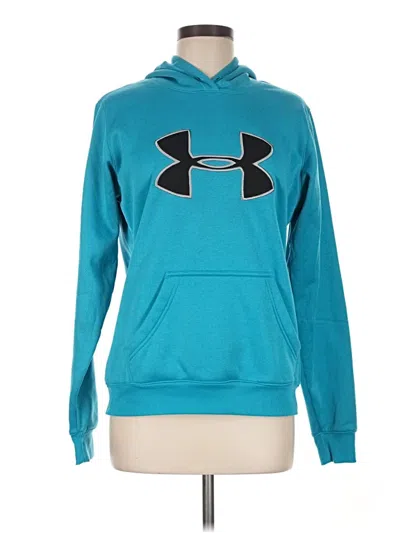 Pre-owned Under Armour Pullover Hoodie In Blue