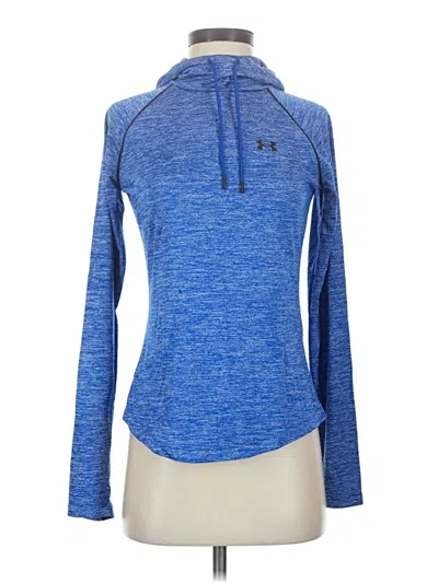 Pre-owned Under Armour Pullover Hoodie In Blue