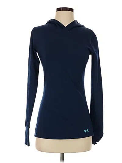 Pre-owned Under Armour Pullover Hoodie In Blue