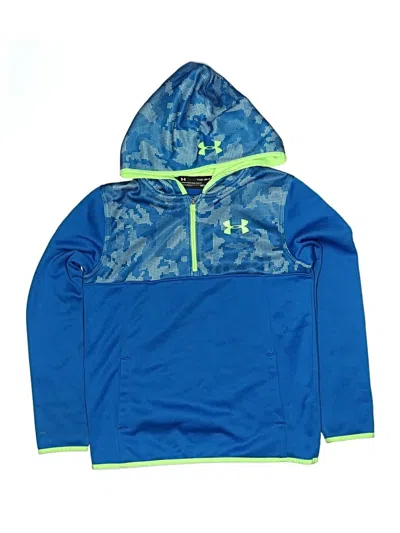 Pre-owned Under Armour Kids' Pullover Hoodie In Blue