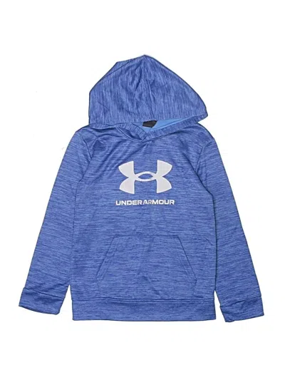 Pre-owned Under Armour Kids' Pullover Hoodie In Blue