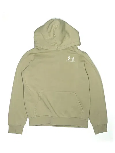 Pre-owned Under Armour Kids' Pullover Hoodie In Brown