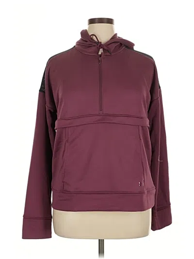 Pre-owned Under Armour Pullover Hoodie In Burgundy