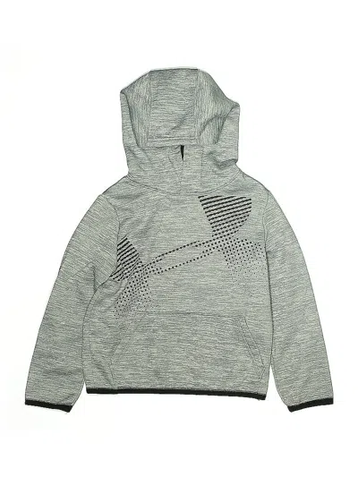 Pre-owned Under Armour Kids' Pullover Hoodie In Gray