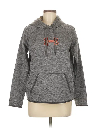 Pre-owned Under Armour Pullover Hoodie In Gray