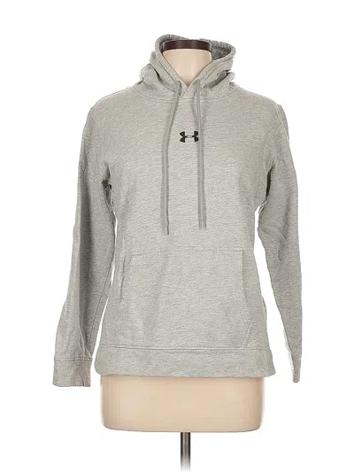 Pre-owned Under Armour Pullover Hoodie In Gray