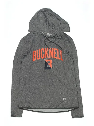 Pre-owned Under Armour Kids' Pullover Hoodie In Gray