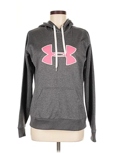Pre-owned Under Armour Pullover Hoodie In Gray