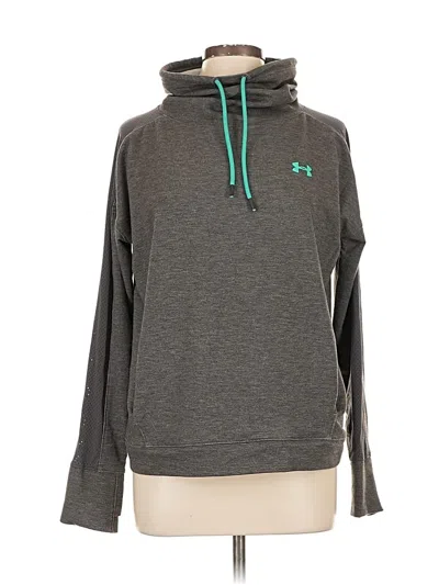 Pre-owned Under Armour Pullover Hoodie In Gray