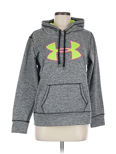 Pre-owned Under Armour Pullover Hoodie In Gray