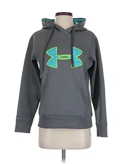 Pre-owned Under Armour Pullover Hoodie In Gray