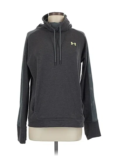 Pre-owned Under Armour Pullover Hoodie In Gray