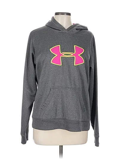 Pre-owned Under Armour Pullover Hoodie In Gray