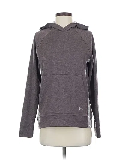Pre-owned Under Armour Pullover Hoodie In Gray