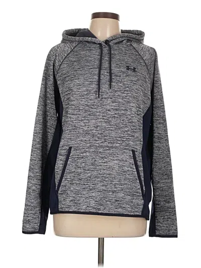 Pre-owned Under Armour Pullover Hoodie In Gray