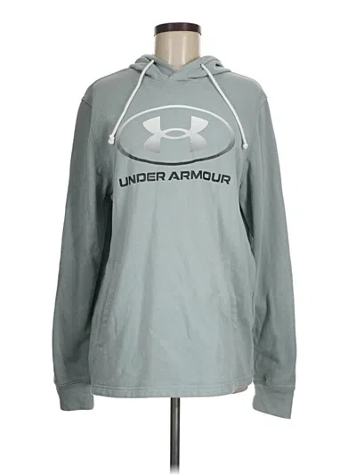 Pre-owned Under Armour Pullover Hoodie In Gray