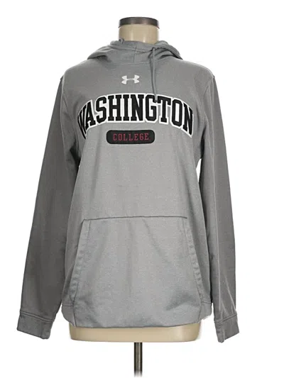 Pre-owned Under Armour Pullover Hoodie In Gray