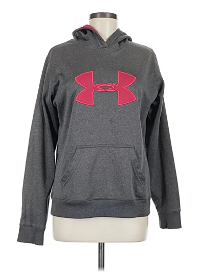 Pre-owned Under Armour Pullover Hoodie In Gray