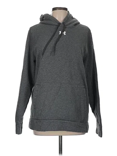 Pre-owned Under Armour Pullover Hoodie In Gray