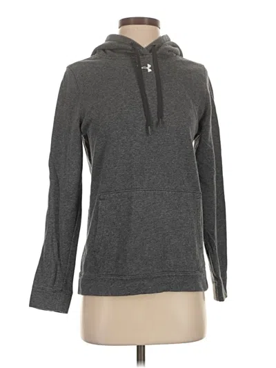 Pre-owned Under Armour Pullover Hoodie In Gray