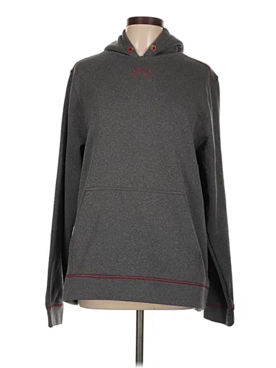 Pre-owned Under Armour Pullover Hoodie In Gray