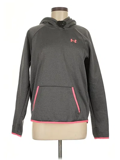 Pre-owned Under Armour Pullover Hoodie In Gray