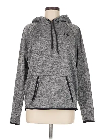 Pre-owned Under Armour Pullover Hoodie In Gray
